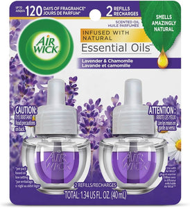 Air Wick Lavender & Chamomile Scented Oil Refills 2 ct.