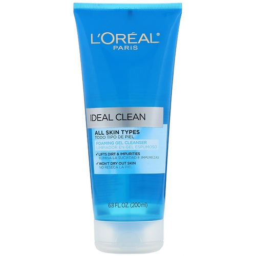 L'Oreal Ideal Clean Foaming Gel Cleanser 6.8 oz.