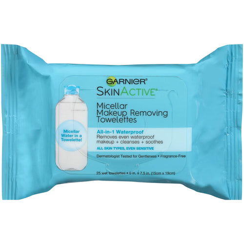 Garnier SkinActive Micellar Makeup Remover Towelettes 25 ct.