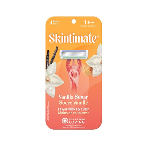 Skintimate Vanilla Sugar Disposable Razor 4 ct.