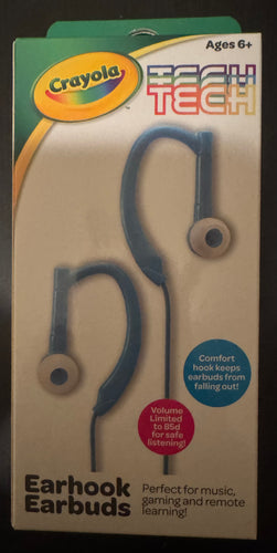 Crayola Tech Earhook Earbuds Blue