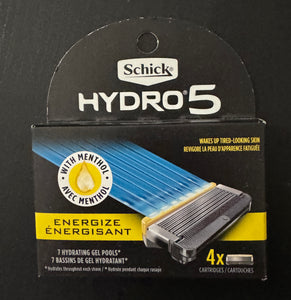 Schick Hydro 5 Energize Refill Cartridges 4 ct.