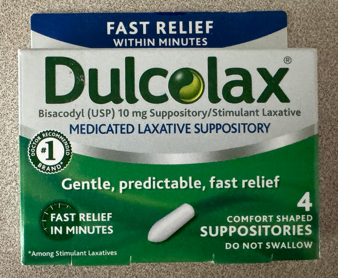 Dulcolax as shown