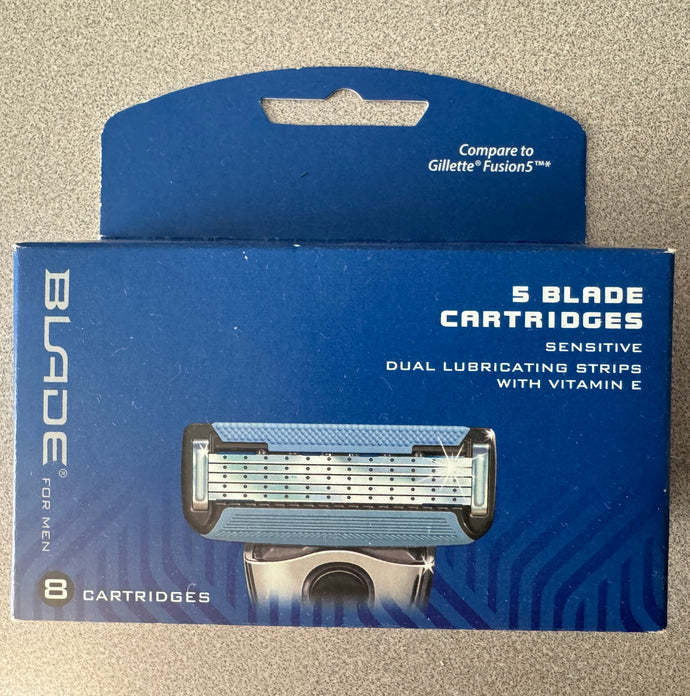 Blade for Men 5-Blade Cartridges Sensitive 8 ct.