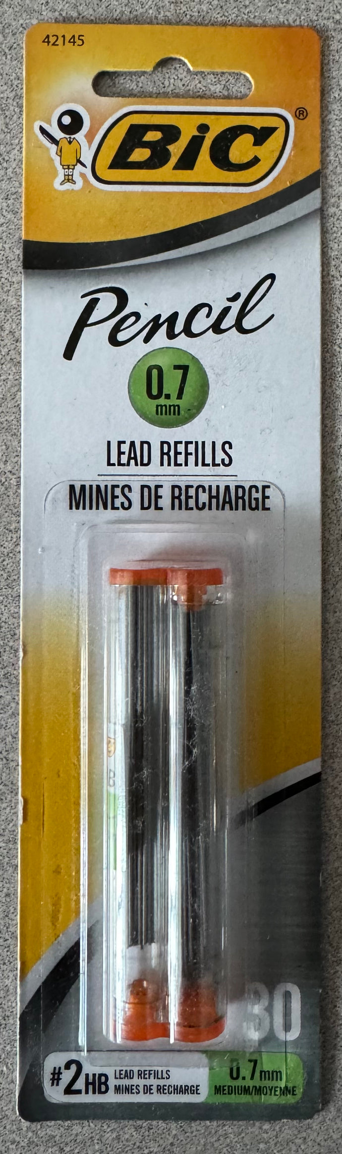 Bic Mechanical Pencil Lead Refills 0.7mm 30 ct.