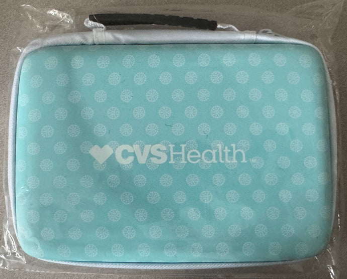 CVS Health Blue Zippered First Aid Case with Handle - Fill It Up!