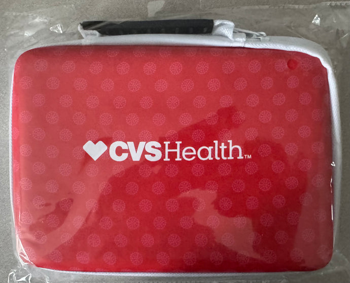 CVS Health Red Zippered First Aid Case with Handle - Fill It Up!