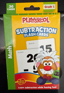 Playskool Math Subtraction Flash Cards 36 ct.