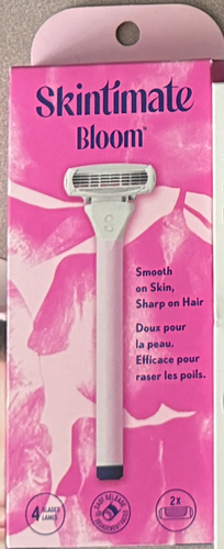 Skintimate Bloom Razor with Two Cartridges