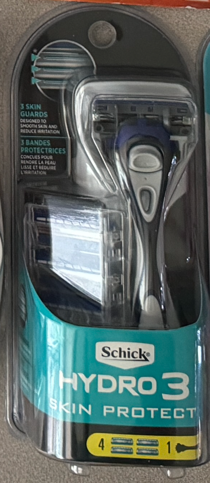 Schick Hydro 3 Razor Gift Set with 4 Cartridges