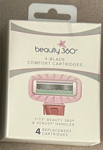 Beauty 360 4-Blade Razor Cartridges - Fits Venus Handles