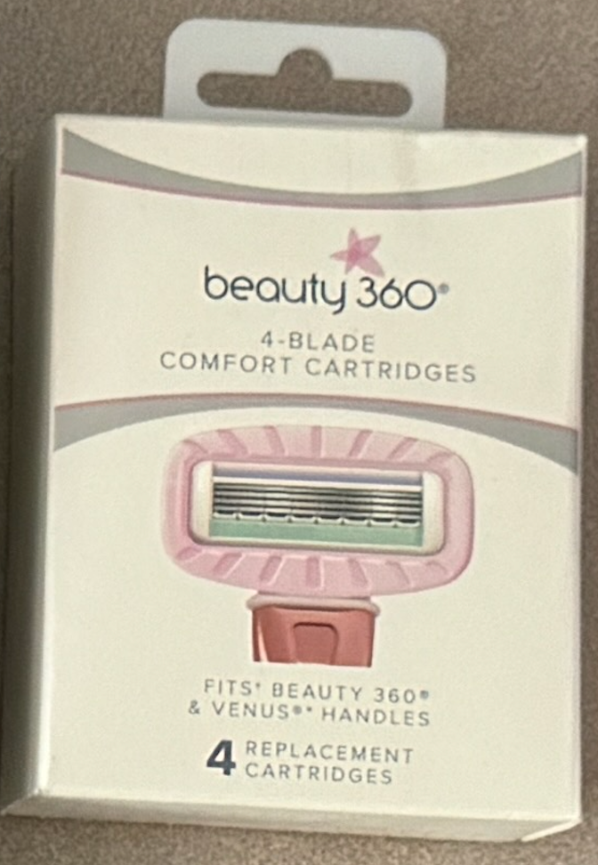 Beauty 360 4-Blade Razor Cartridges - Fits Venus Handles