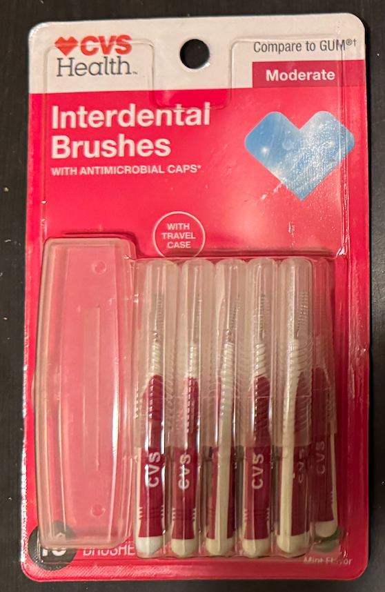 CVS Interdental Brushes Moderate 16 ct. with Travel Case